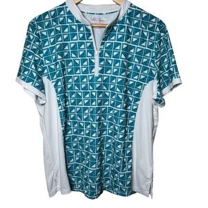 Lillie Green Polo Shirt Top Women’s XL Performance Pickleball Golf Tennis NWOT